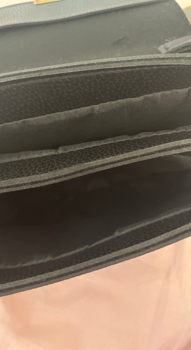 Siyah Deri Kadın Omuz Çantası - Görsel 2