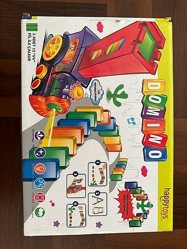 Domino Taşı Dizen Tren oyuncak