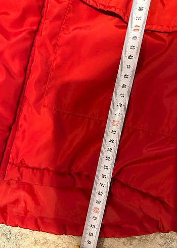 Çocuk Mont Kürklü Kapüşonlu Kırmızı Erkek Çocuk Mont - Görsel 3