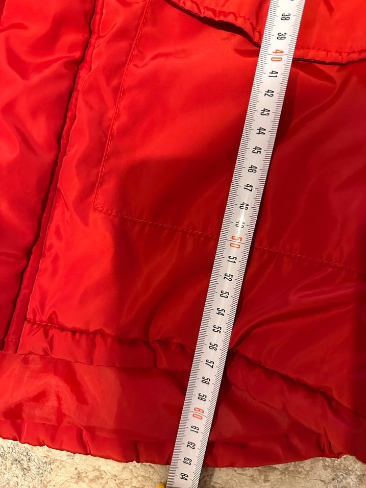 Çocuk Mont Kürklü Kapüşonlu Kırmızı Erkek Çocuk Mont - Görsel 3