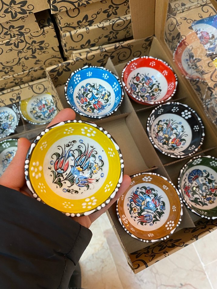 Renkli El Yapımı Seramik Kase Seti - Görsel 2