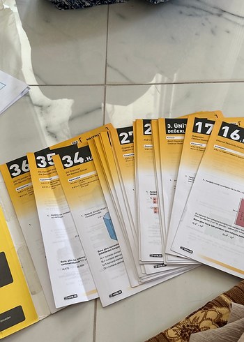 8. Sınıf Matematik 36 Haftalık Deneme Kitabı - Görsel 2