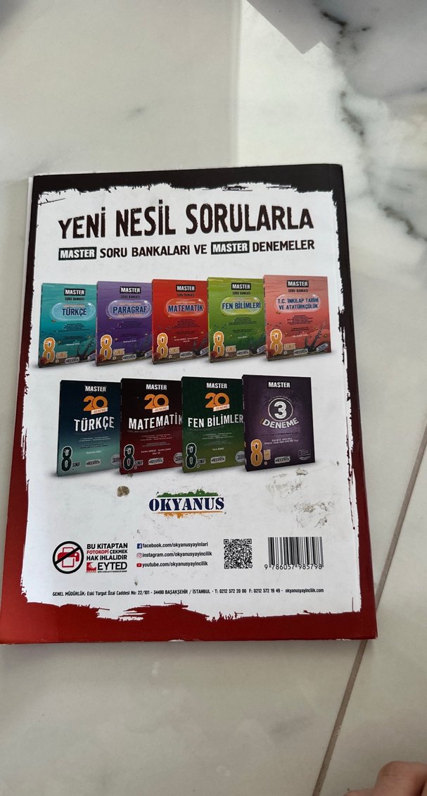 Master 20 Deneme Matematik 8. Sınıf - Görsel 2