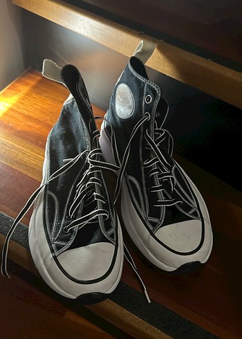 Converse Siyah Platform Topuklu Kadın Spor Ayakkabı