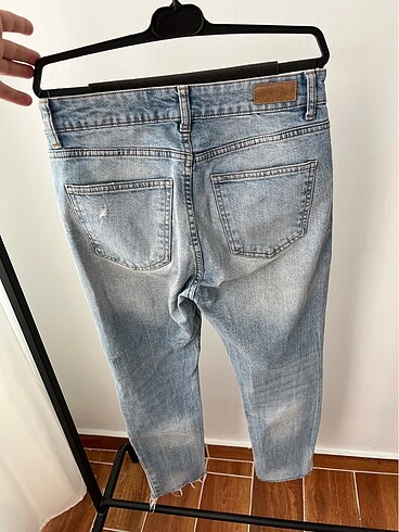 34 Beden mavi Renk Bershka Slim Kot Pantolon
