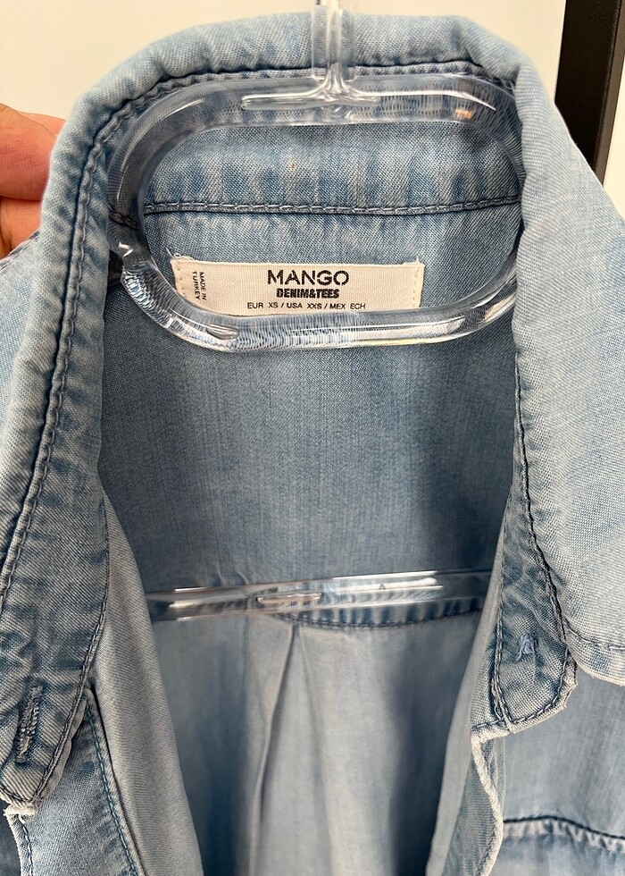 Mango Kot Gömlek - Görsel 2