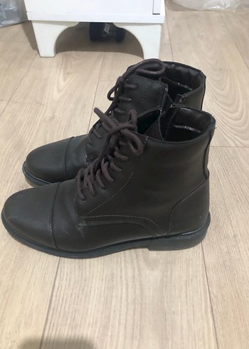 Kahverengi Suni Deri Bot - Görsel 2