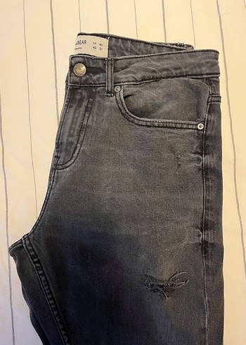 Gri Erkek Relax fit Denim - Görsel 4