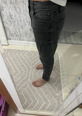 Gri Erkek Relax fit Denim - Görsel 2