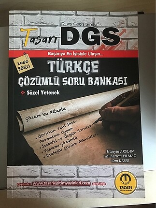 Tasarı dgs türkçe çözümlü soru bankası