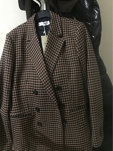 s Beden kahverengi Renk Mango blazer