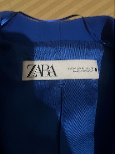 Zara Zara saks mavi blazer