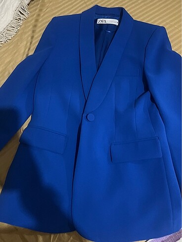 m Beden mavi Renk Zara saks mavi blazer