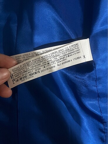 m Beden Zara saks mavi blazer