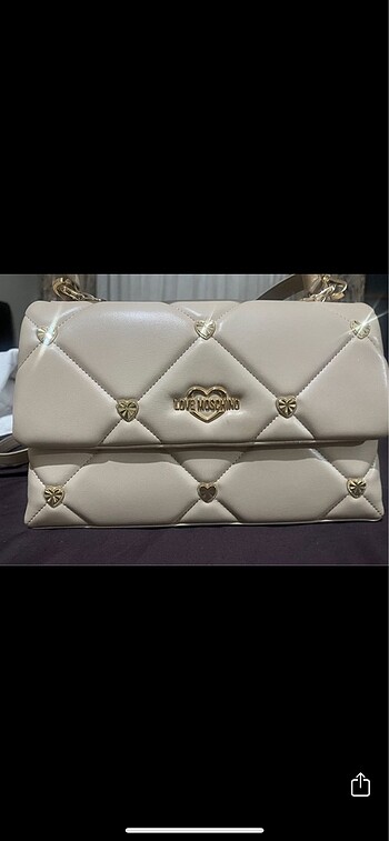 Love moschino bej çanta