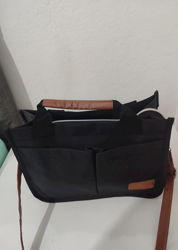Diğer Siyah Deri Kemer Detaylı Kadın Çanta