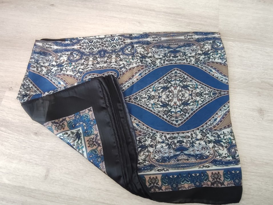 Bordo Desenli Bohem Kadın Şal - Görsel 2