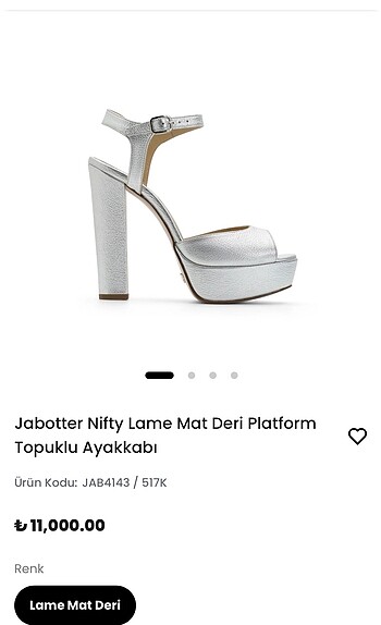 39 Beden Jabotter mat lame deri ayakkabi