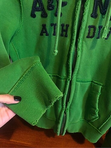s Beden Abercrombie yeşil hırka