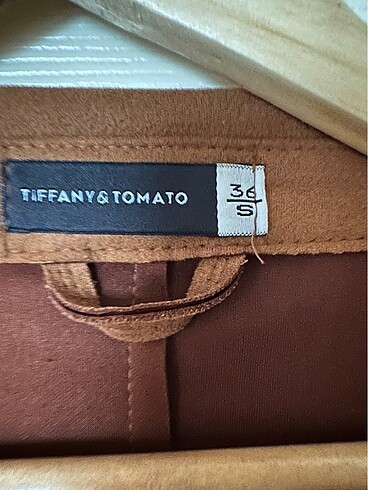 36 Beden Tiffany&Tomato Taba Süet Trençkot