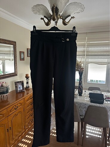 Trendyolmilla Siyah Cigarette Pantolon - Görsel 6