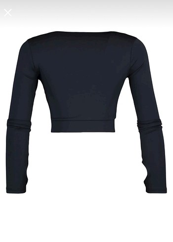 Trendyolmilla Antrasit Crop Spor Bluz - Görsel 7