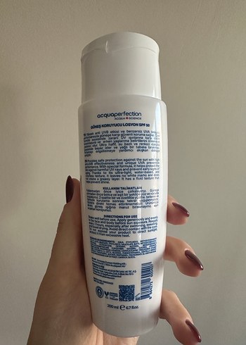 Acquaperfection SPF 50 Güneş Koruyucu Losyon - Görsel 2
