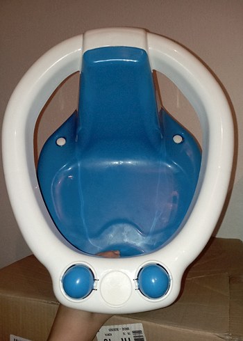 Beden mavi Renk Pilsan Pratik Bebek Banyo Oturağı Mavi