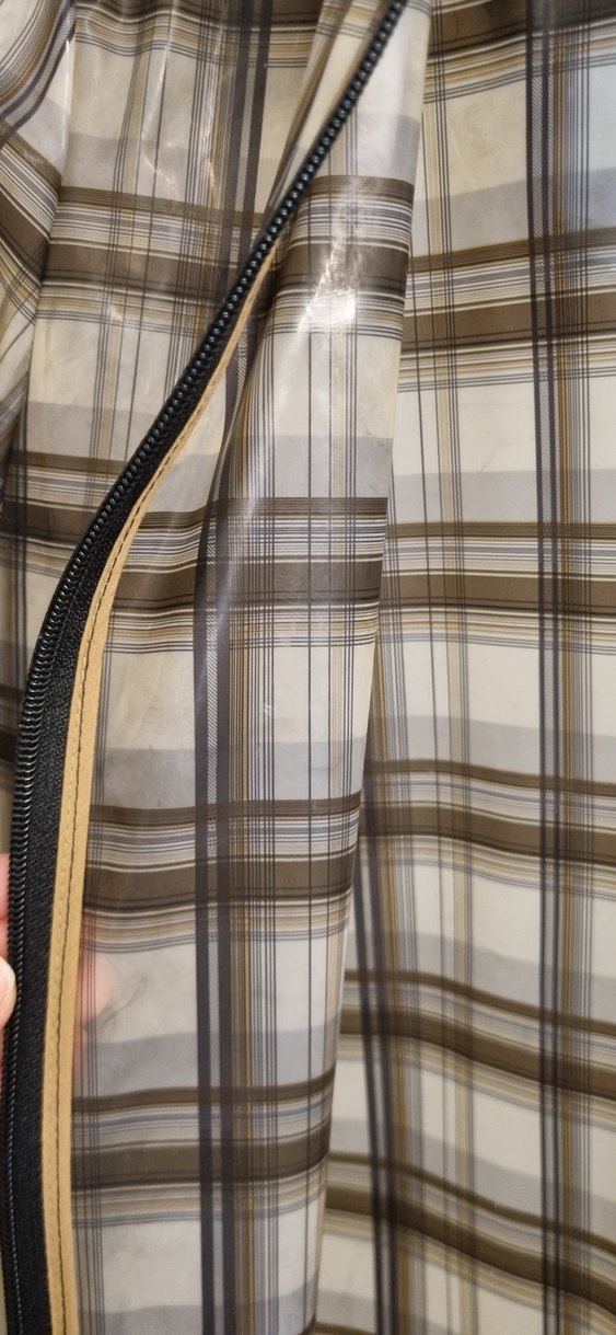 Zara ekoseli yagmurluk - Görsel 4