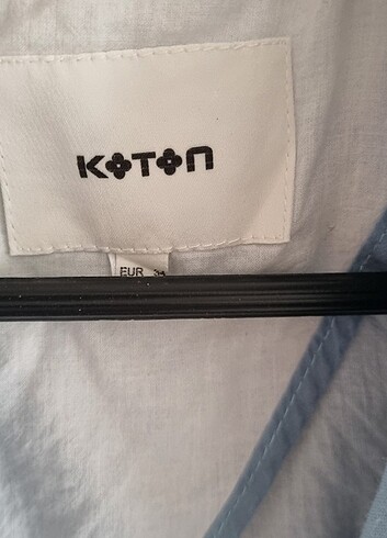 Koton Mavi keten ceket