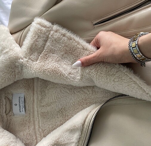 xs Beden stradivarius deri ceket