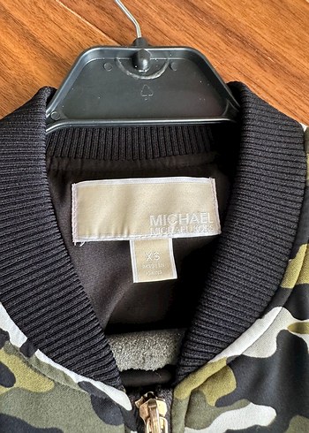xs Beden haki Renk Michael Kors Kamuflaj Desenli Kadın Ceket