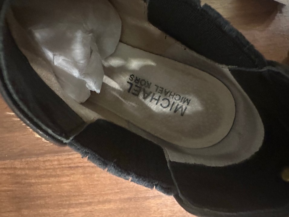 Michael Kors Leopar Desenli Kahverengi tüylü alçak Topuklu Bot - Görsel 4