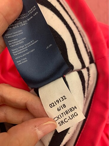 5 Yaş Beden pembe Renk Tommy hilfiger mont