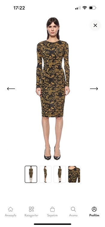 Versace jeans couture elbise