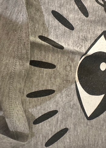 Kenzo Kız Çocuk Gri Uzun Kollu penye - Görsel 2