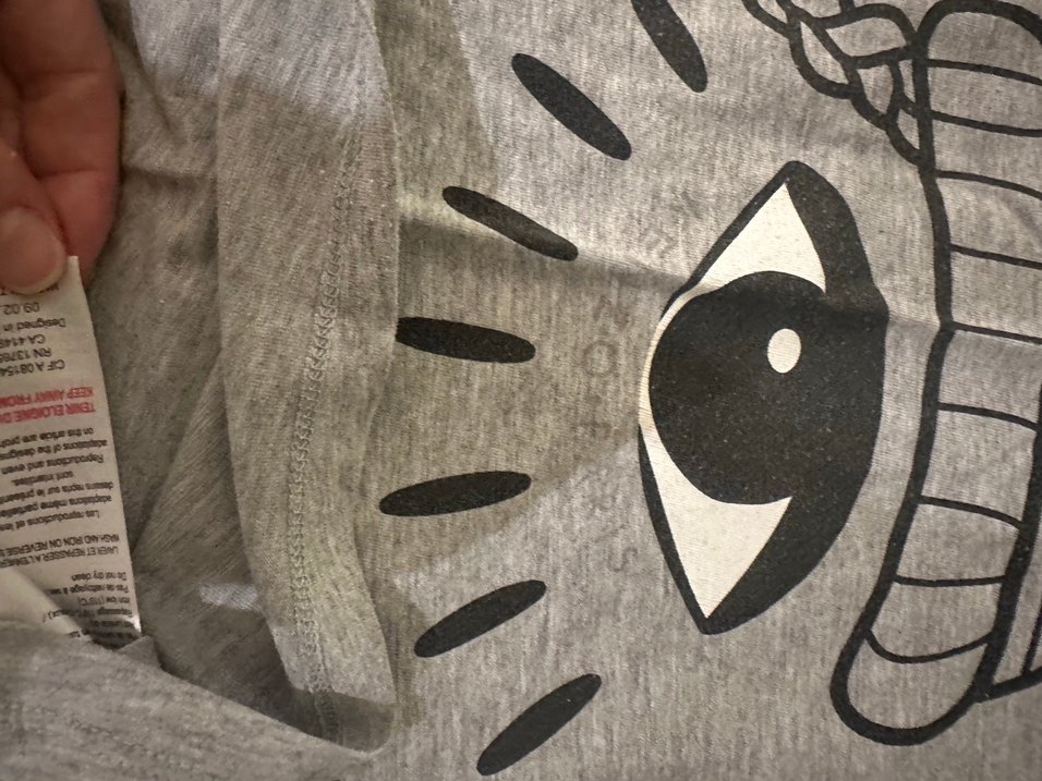 Kenzo Kız Çocuk Gri Uzun Kollu penye - Görsel 2