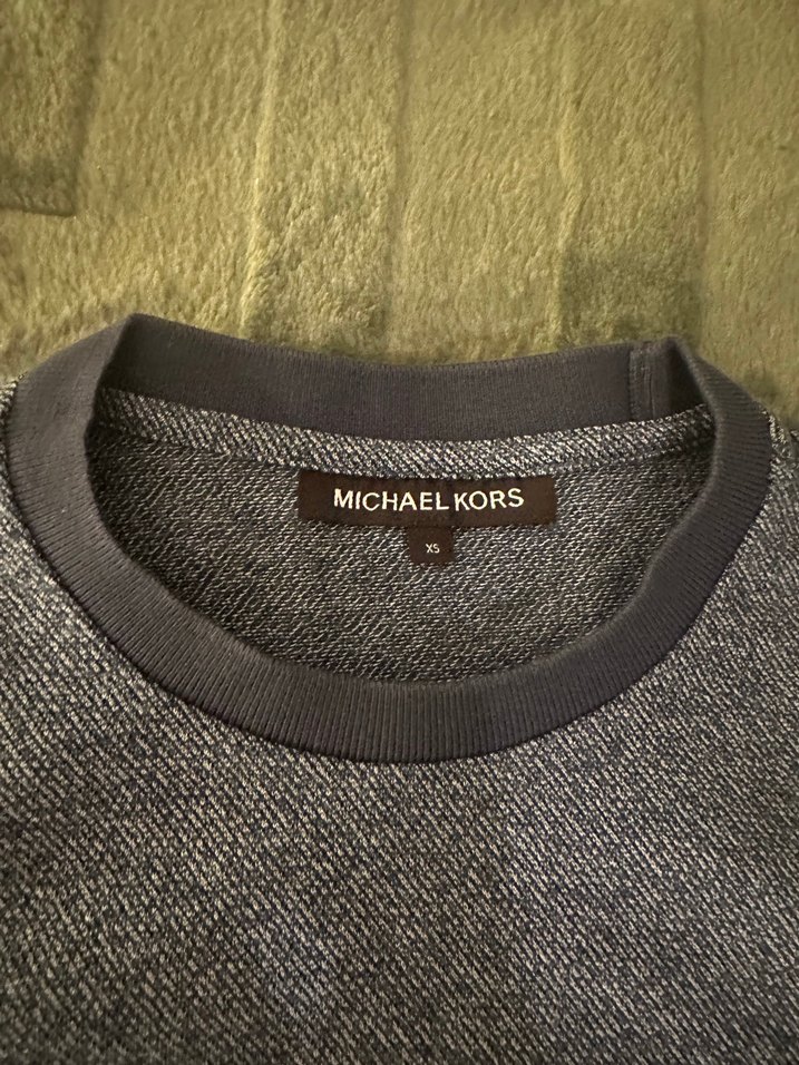 Gri Erkek Michael KORS Baskılı Sweatshirt - Görsel 3