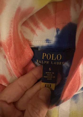 Orjinal polo ralph lauren çocuk Renkli  Kapüşonlu takım - Görsel 3