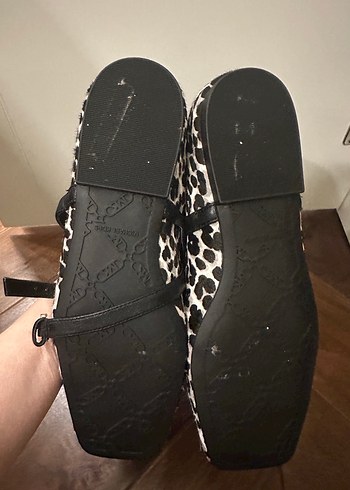 Michael Kors Leopar Desenli Tokalı Kadın  Babet - Görsel 4