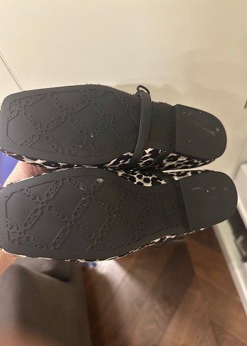 Michael Kors Leopar Desenli Tokalı Kadın  Babet - Görsel 2