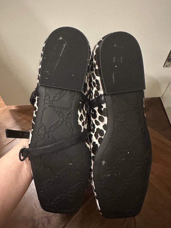 Michael Kors Leopar Desenli Tokalı Kadın  Babet - Görsel 4