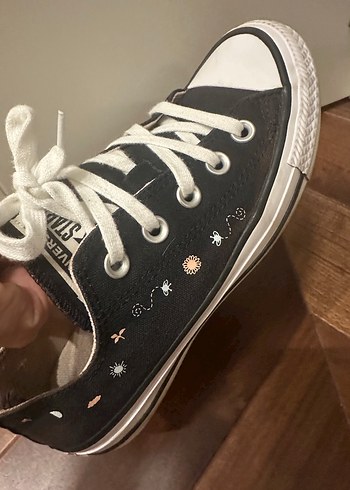 Converse Siyah Beyaz Günlük Spor Ayakkabı - Görsel 5