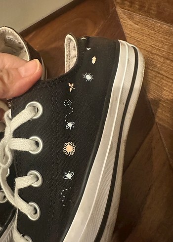 Converse Siyah Beyaz Günlük Spor Ayakkabı - Görsel 2
