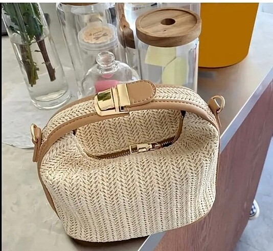 Kadın hasır model çanta