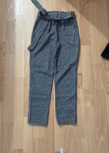 7 Yaş Beden Pamuklu Kemerli Pantolon