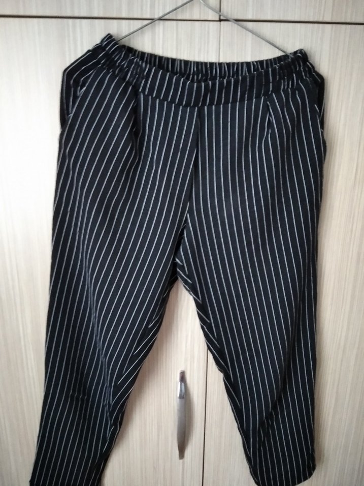 Ambar çizgili pantolon - Görsel 2