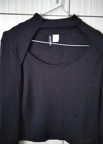 H&m boyun detaylı bluz - Görsel 2