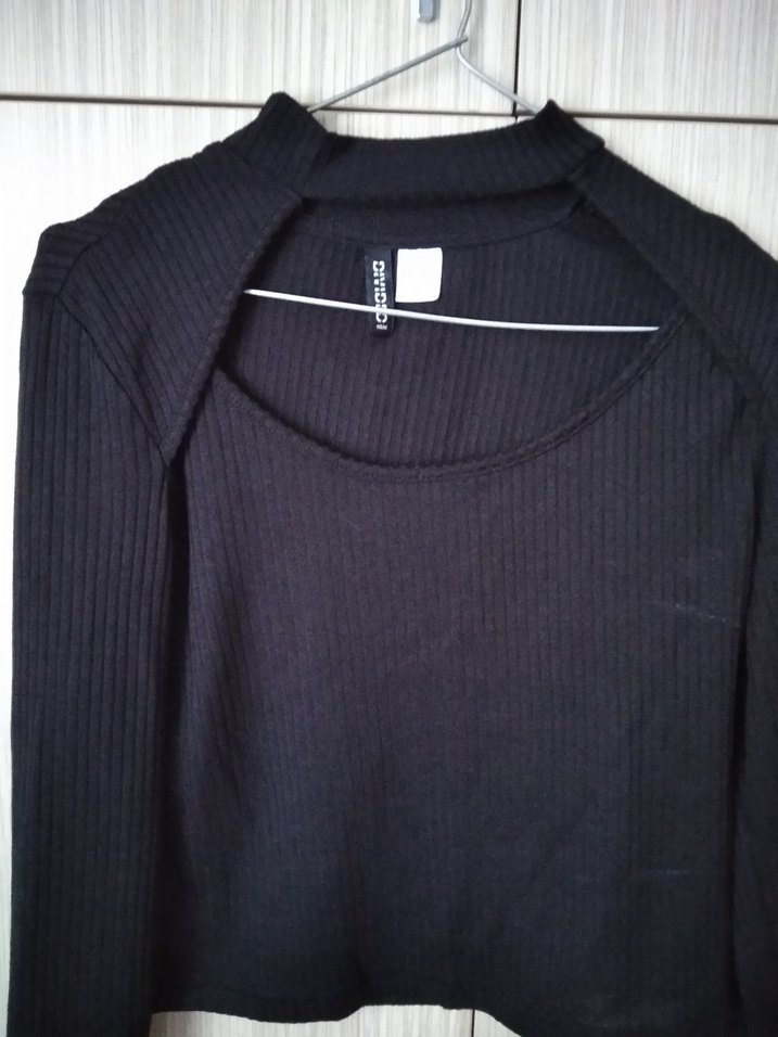 H&m boyun detaylı bluz - Görsel 2