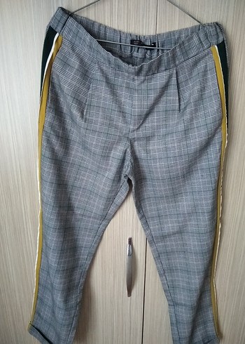 Zara kareli ekoseli pantolon - Görsel 2